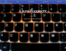 Tablet Screenshot of laurarupprecht.com